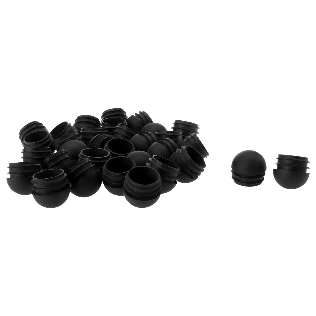 Harfington 1 1/4" 32mm OD Domed Round Inserts End Cover 32pcs, 1.14"-1.22" Inner Dia