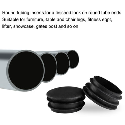 Harfington 1 1/2" 38mm OD Kunststoff-Rundeinsatzschutz 28 Stück, 1,38"-1,46" Innendurchmesser