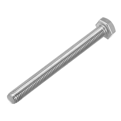 Harfington M8x100mm Hex Bolts 304 Stainless Steel Hexagon Screw Bolt 6pcs