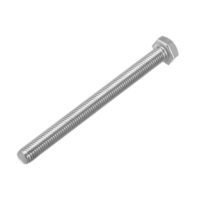 Harfington M8x110mm Hex Bolts 304 Stainless Steel Hexagon Screw Bolt 5pcs