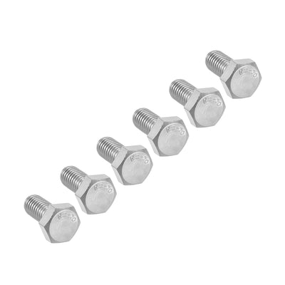 Harfington M8x16mm Hex Bolts 304 Stainless Steel Hexagon Screw Bolt 6pcs