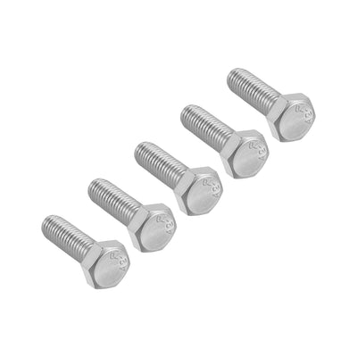 Harfington M8x25mm Hex Bolts 304 Stainless Steel Hexagon Screw Bolt 5pcs