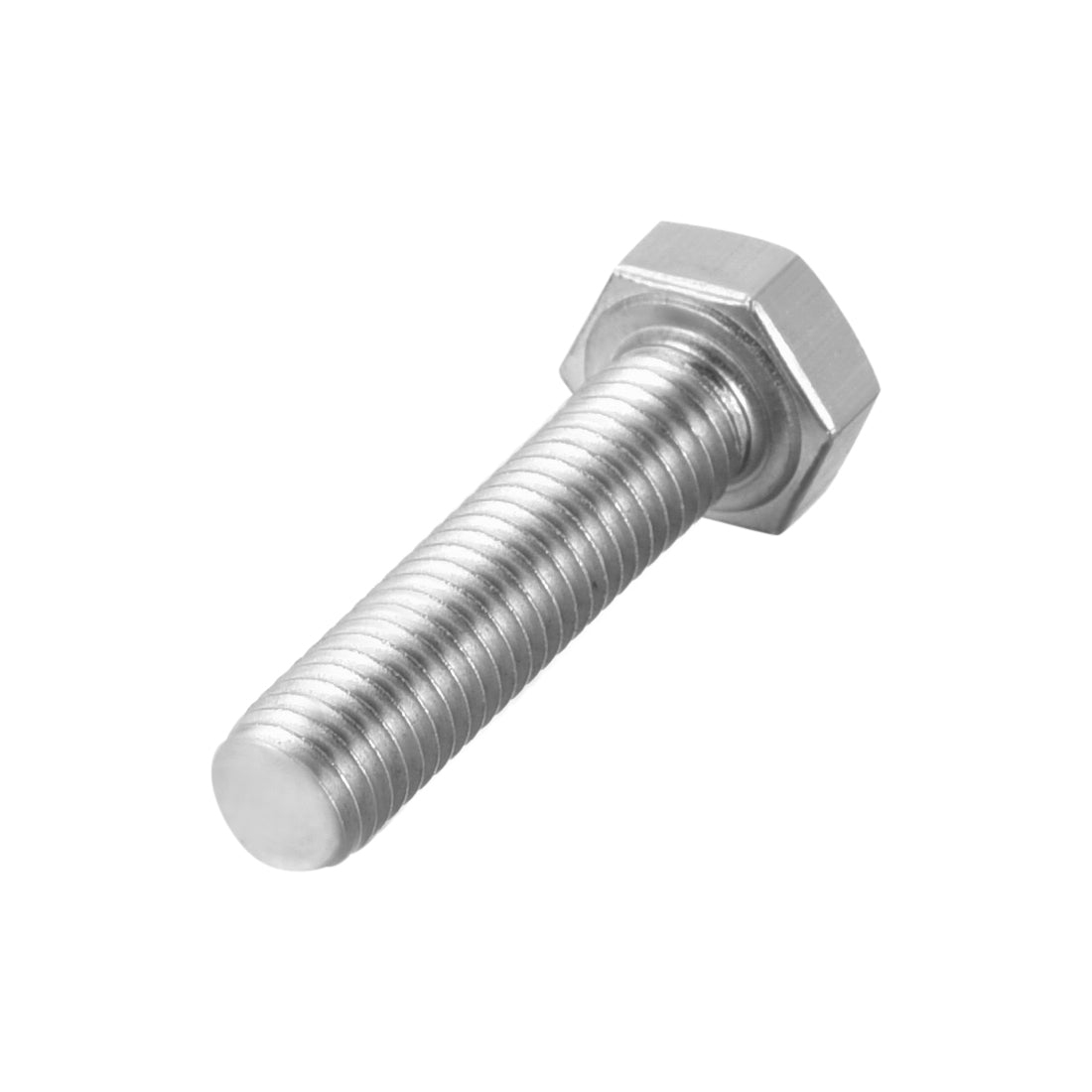Harfington M5x25mm Hex Bolts 304 Stainless Steel Hexagon Screw Bolt 10pcs