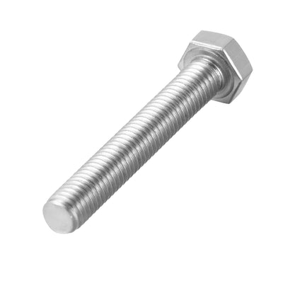Harfington M5x40mm Hex Bolts 304 Stainless Steel Hexagon Screw Bolt 10pcs
