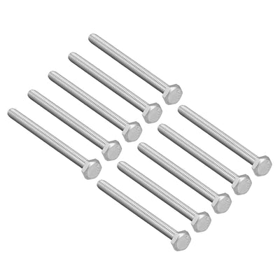 Harfington M4 304 Stainless Steel Silver Tone Hex Bolts