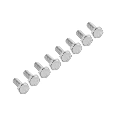 Harfington M10x30mm Hex Bolts 304 Stainless Steel Hexagon Screw Bolt 8pcs