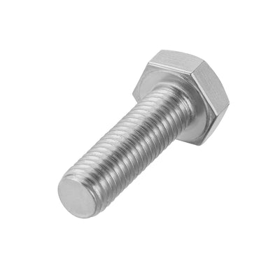 Harfington M10x35mm Hex Bolts 304 Stainless Steel Hexagon Screw Bolt 5pcs
