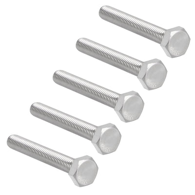 Harfington M10x70mm Hex Bolts 304 Stainless Steel Hexagon Screw Bolt 5pcs