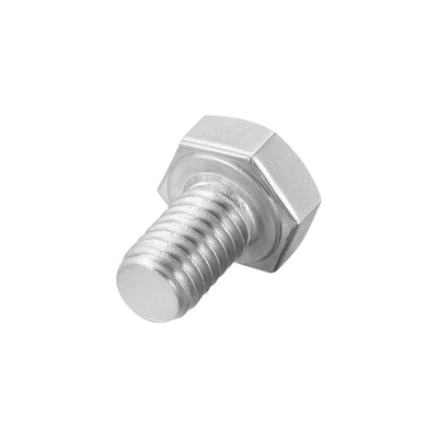 Harfington M6 304 Stainless Steel Silver Tone Hex Bolts