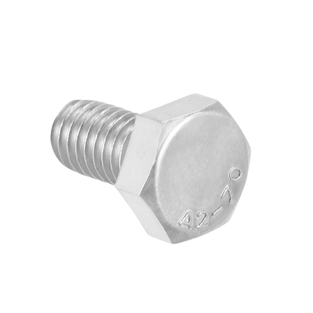 Harfington M6 304 Stainless Steel Silver Tone Hex Bolts