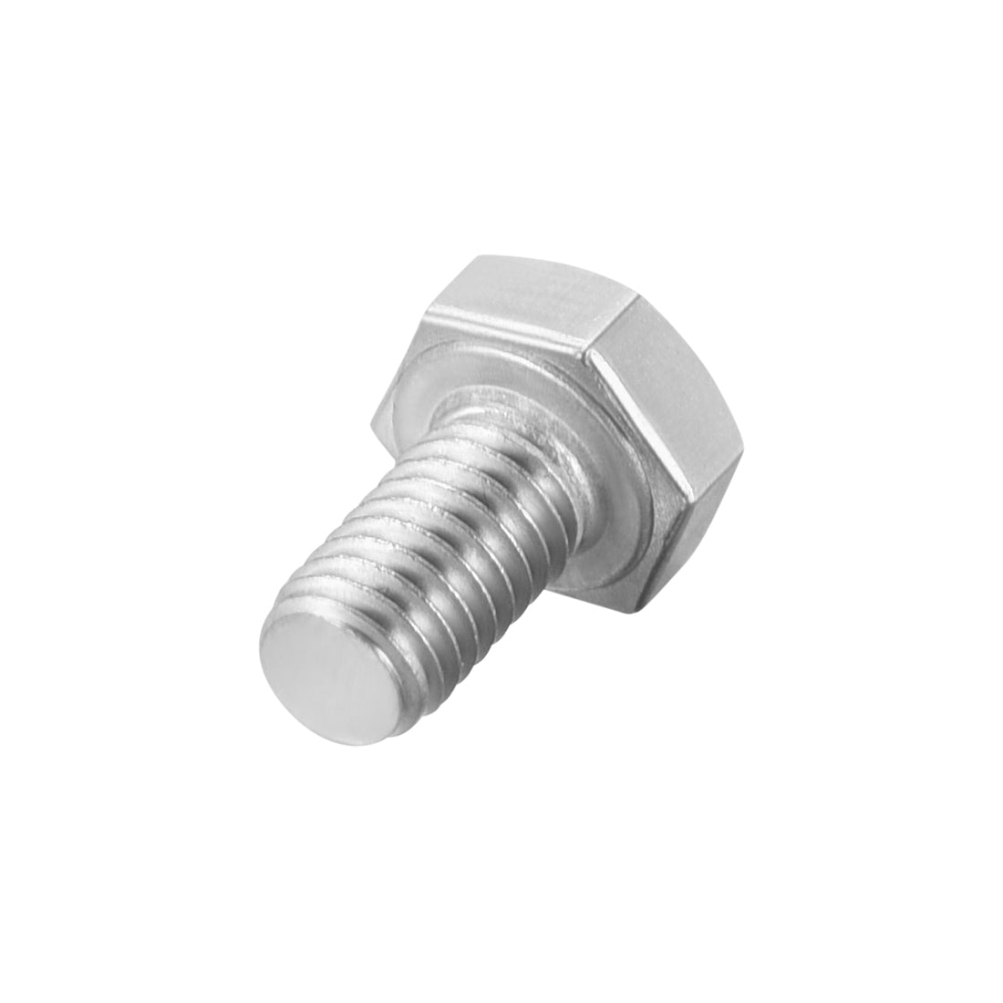 Harfington M6 304 Stainless Steel Silver Tone Hex Bolts