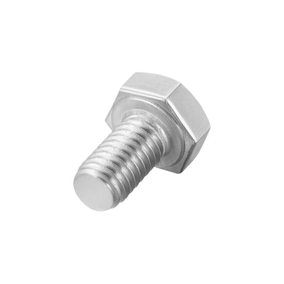 Harfington M6 304 Stainless Steel Silver Tone Hex Bolts