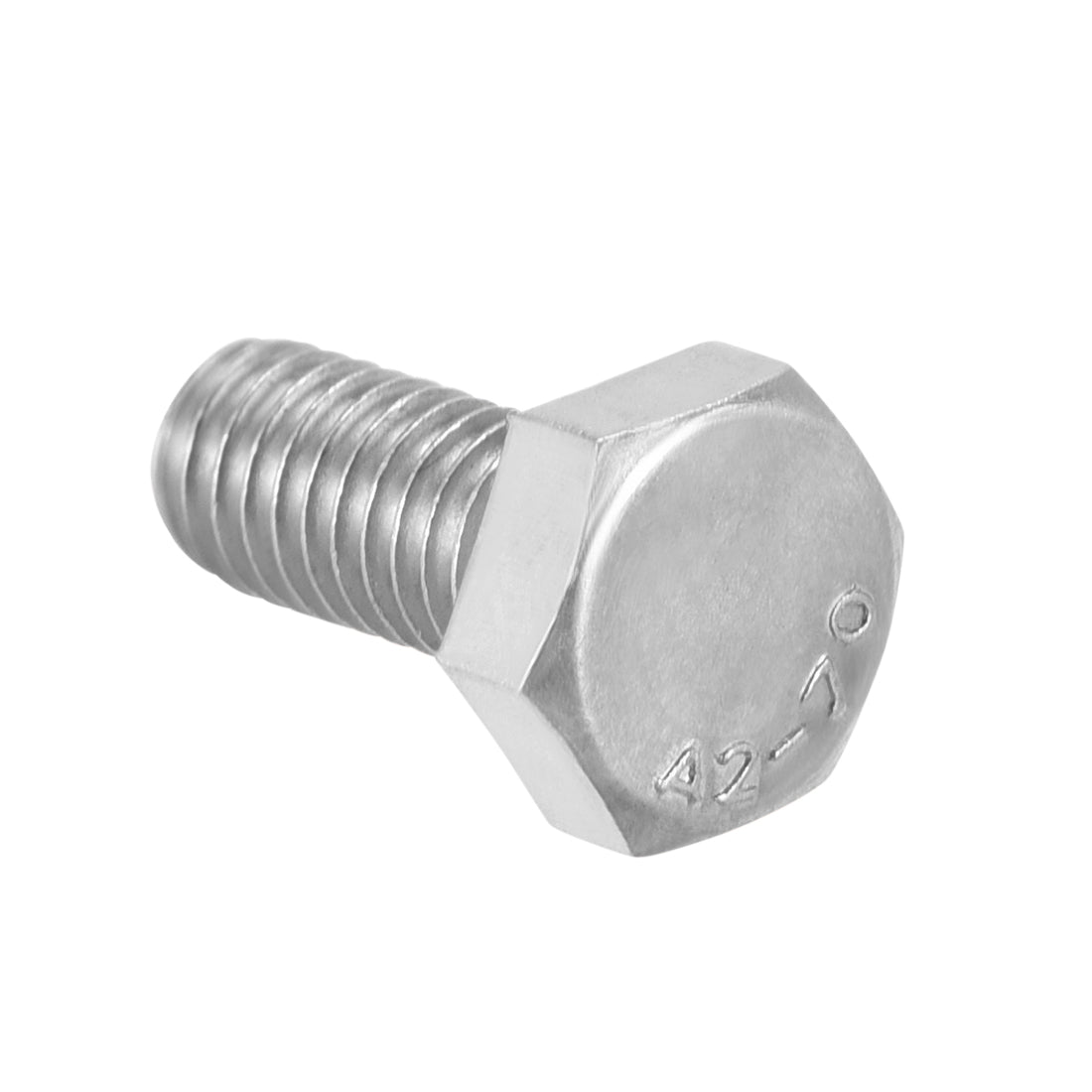 Harfington M6 304 Stainless Steel Silver Tone Hex Bolts