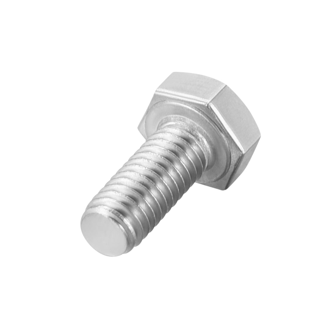 Harfington M6 Thread 16mm Length Hex Bolts 304 Stainless Steel Hexagon Screw Bolt 10pcs
