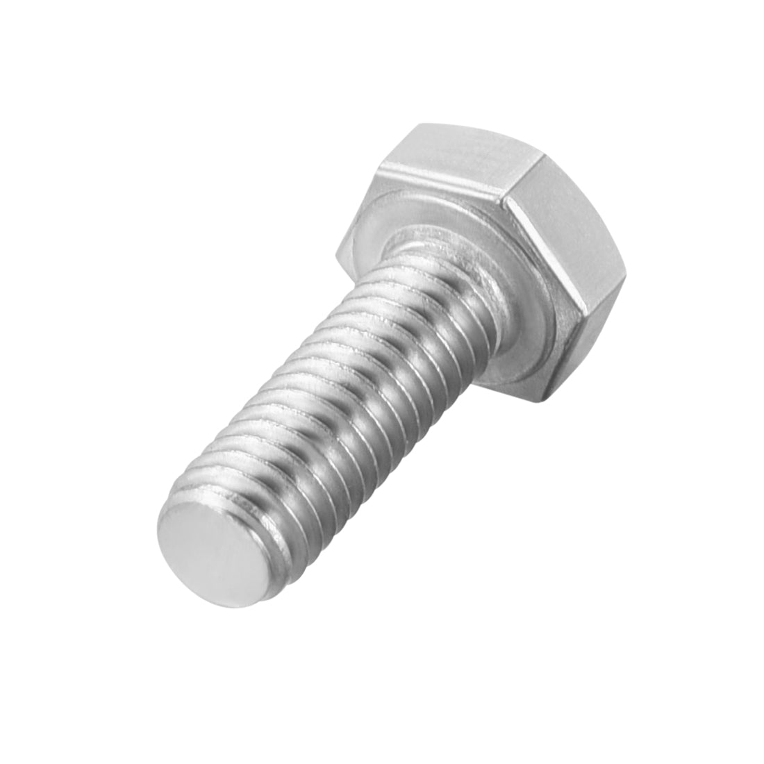 Harfington M6 Thread 20mm Length Hex Bolts 304 Stainless Steel Hexagon Screw Bolt 10pcs