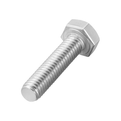 Harfington M6x25mm Hex Bolts 304 Stainless Steel Hexagon Screw Bolt 10pcs