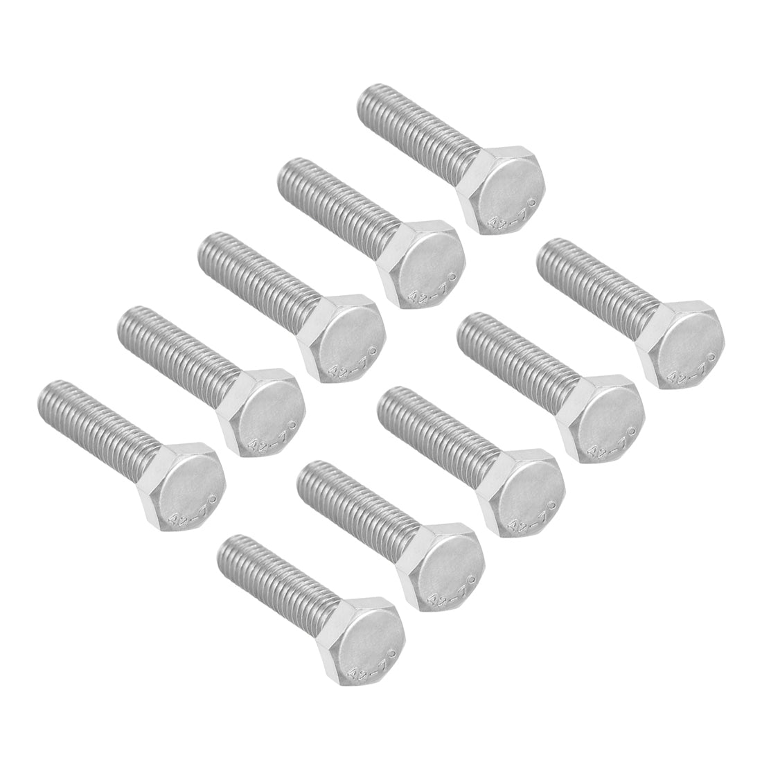 Harfington M6x25mm Hex Bolts 304 Stainless Steel Hexagon Screw Bolt 10pcs