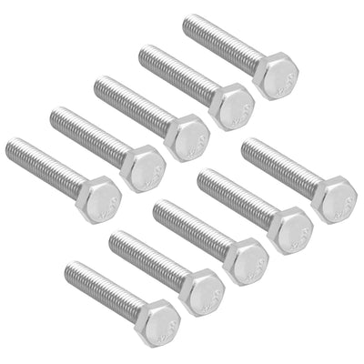 Harfington M6x35mm Hex Bolts 304 Stainless Steel Hexagon Screw Bolt 10pcs
