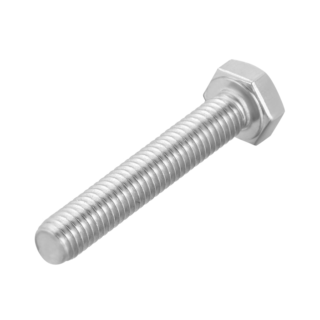 Harfington M6x45mm Hex Bolts 304 Stainless Steel Hexagon Screw Bolt 10pcs
