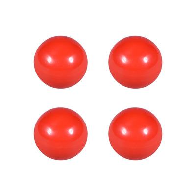 Harfington 4Pcs Thermoset Ball KnobFemale Threaded Machine Handle Smooth Rim Black