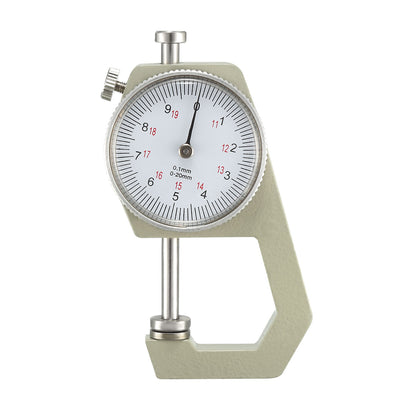 Harfington Thickness Gauge 0-20X0.1mm Range Flat Anvil Round Dial Indicator Thickness Gauge