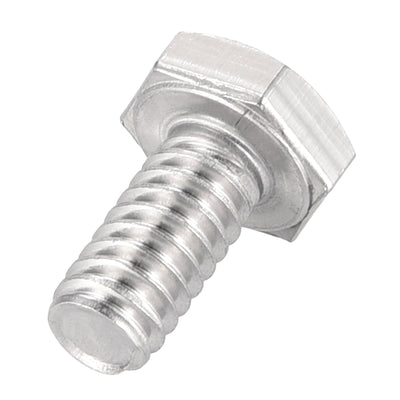 Harfington 1/4-20 x 1/2" Hex Bolts 304 Stainless Steel Hexagon Screw Bolt 10pcs