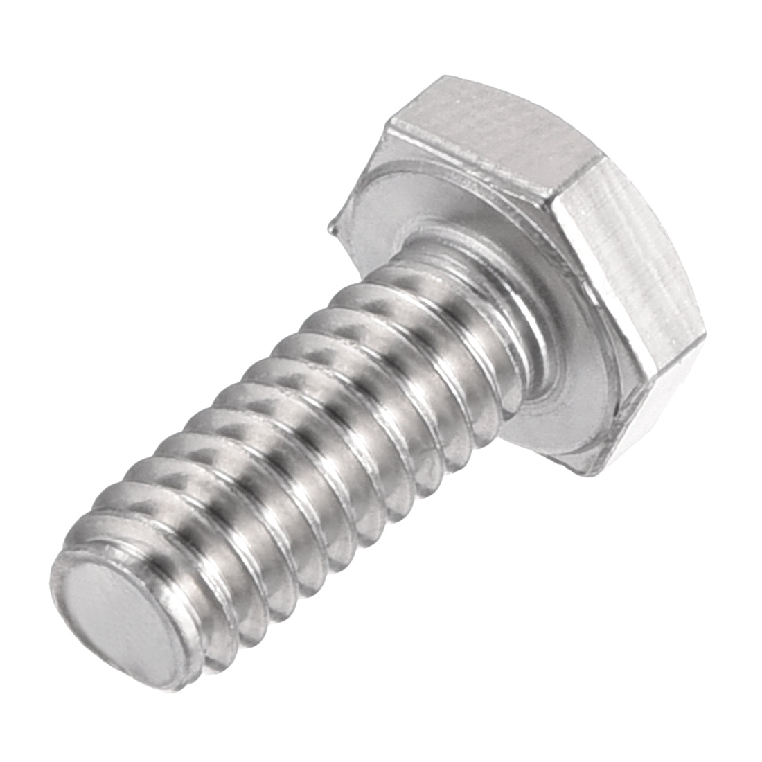 Harfington 1/4-20x5/8" Hex Bolts 304 Stainless Steel Hexagon Screw Bolt 20pcs