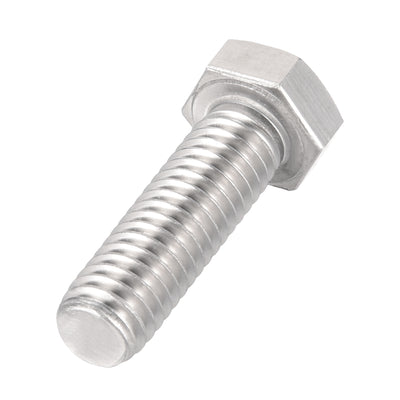 Harfington 3/8-16x1-1/4" Hex Bolts 304 Stainless Steel Hexagon Screw Bolt 10pcs