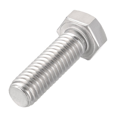 Harfington 3/8-16x1-1/4" Hex Bolts 304 Stainless Steel Hexagon Screw Bolt 2pcs