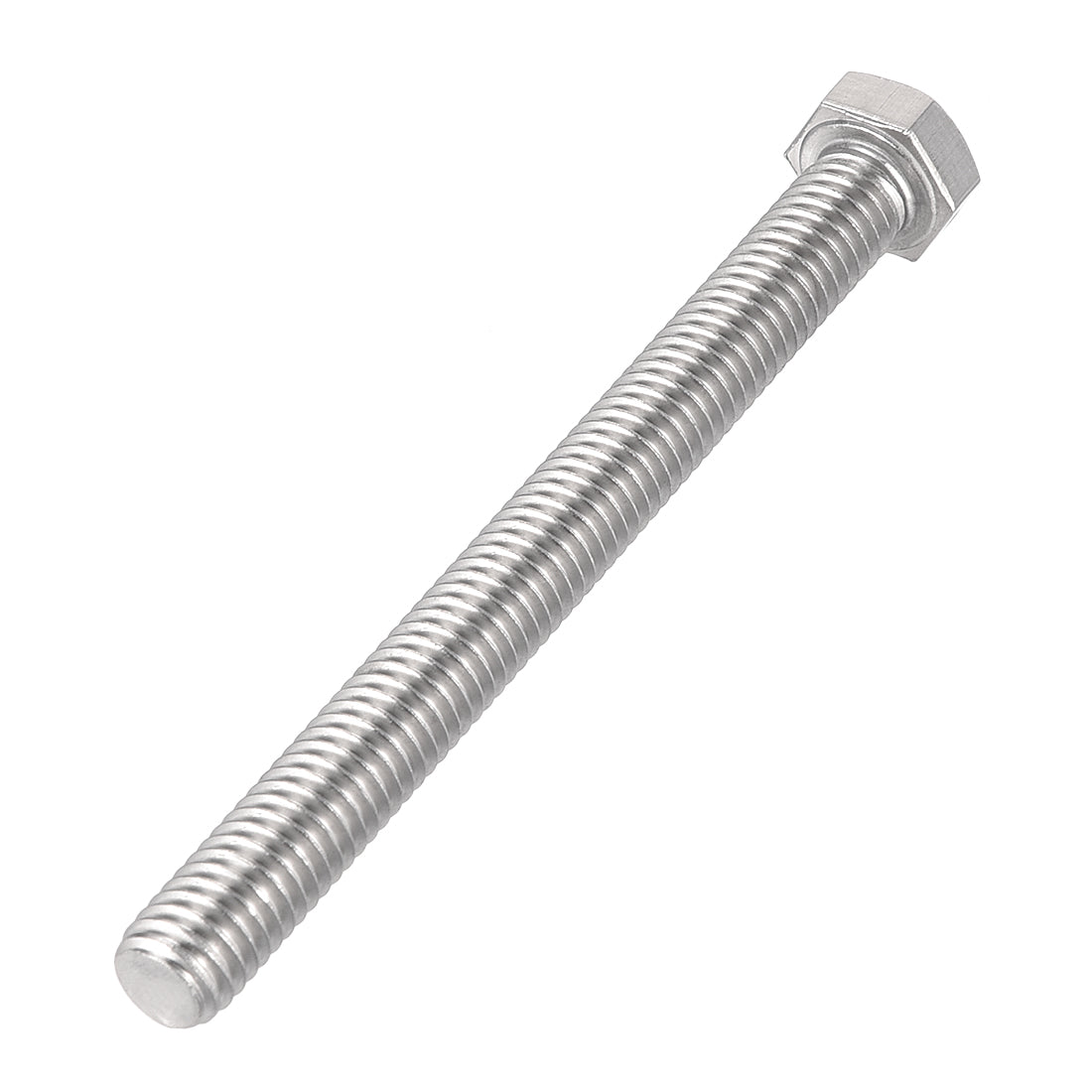 Harfington 3/8-16x4" Hex Bolts 304 Stainless Steel Hexagon Screw Bolt 5pcs