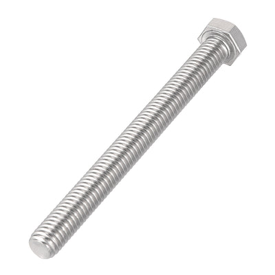 Harfington 3/8-16x4" Hex Bolts 304 Stainless Steel Hexagon Screw Bolt 5pcs