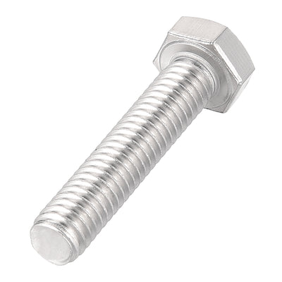 Harfington 5/16-18x1-1/2" Hex Bolts 304 Stainless Steel Hexagon Screw Bolt 10pcs