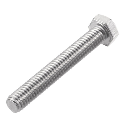 Harfington 5/16-18x2-1/4" Hex Bolts 304 Stainless Steel Hexagon Screw Bolt 5pcs