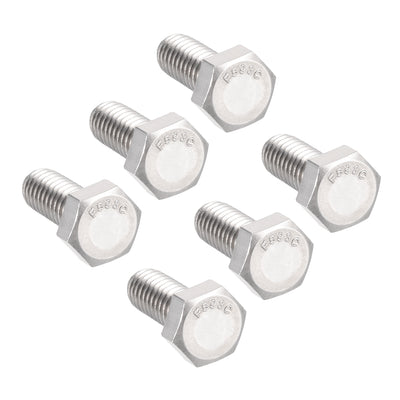Harfington 5/16-18x3/4" Hex Bolts 304 Stainless Steel Hexagon Screw Bolt 6pcs