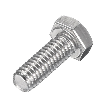 Harfington M6x16mm Hex Bolts 304 Stainless Steel Hexagon Left Hand Screw Bolt 4pcs