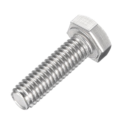 Harfington M6x20mm Hex Bolts 304 Stainless Steel Hexagon Left Hand Screw Bolt 4pcs