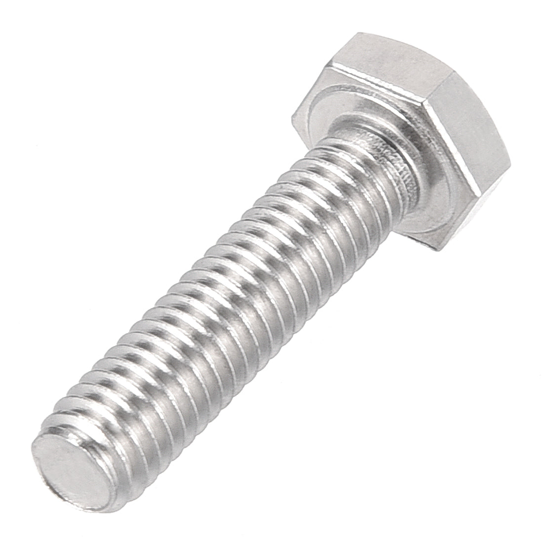 Harfington M6x25mm Hex Bolts 304 Stainless Steel Hexagon Left Hand Screw Bolts 2pcs