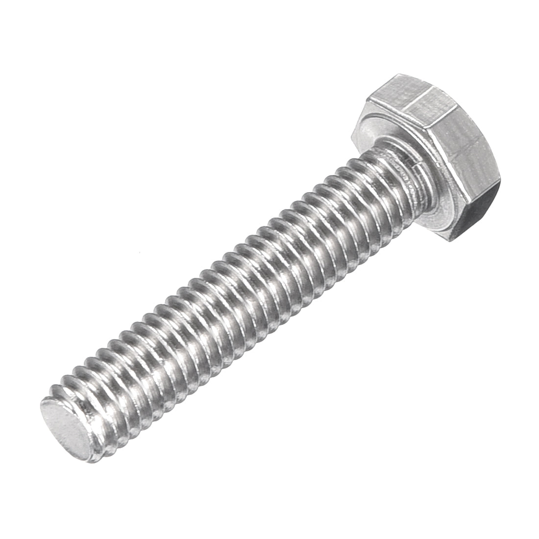 Harfington M6x30mm Hex Bolts 304 Stainless Steel Hexagon Left Hand Screw Bolt 2pcs
