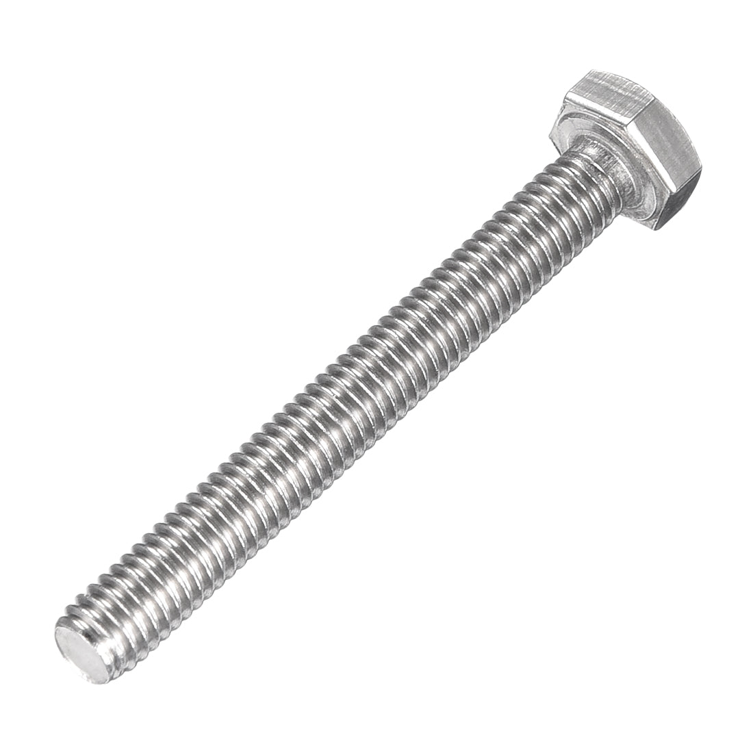 Harfington M6x50mm Hex Bolts 304 Stainless Steel Hexagon Left Hand Screw Bolt 2pcs