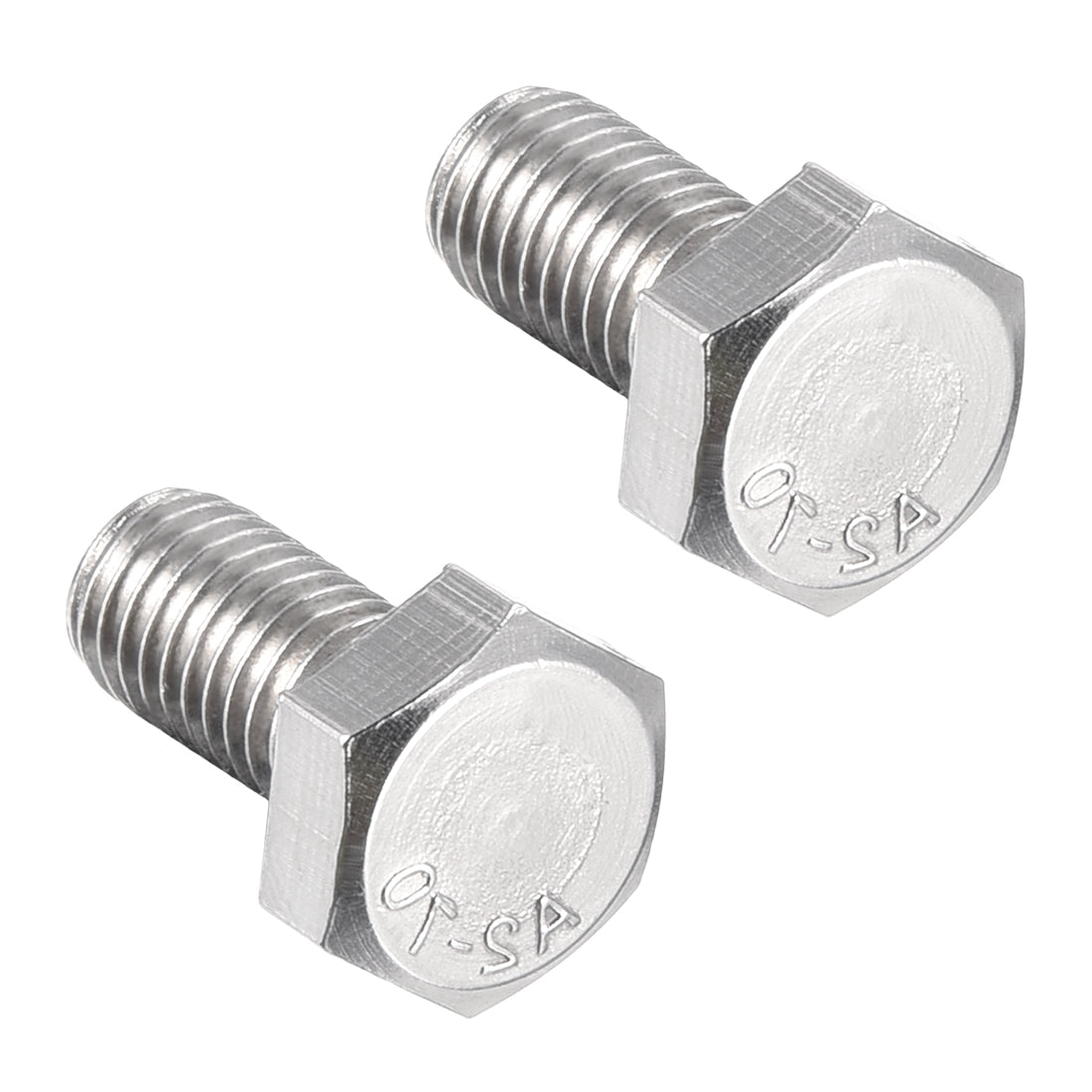 Harfington M8x16mm Hex Bolts 304 Stainless Steel Hexagon Left Hand Screw Bolt 2pcs