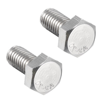Harfington M8x16mm Hex Bolts 304 Stainless Steel Hexagon Left Hand Screw Bolt 2pcs