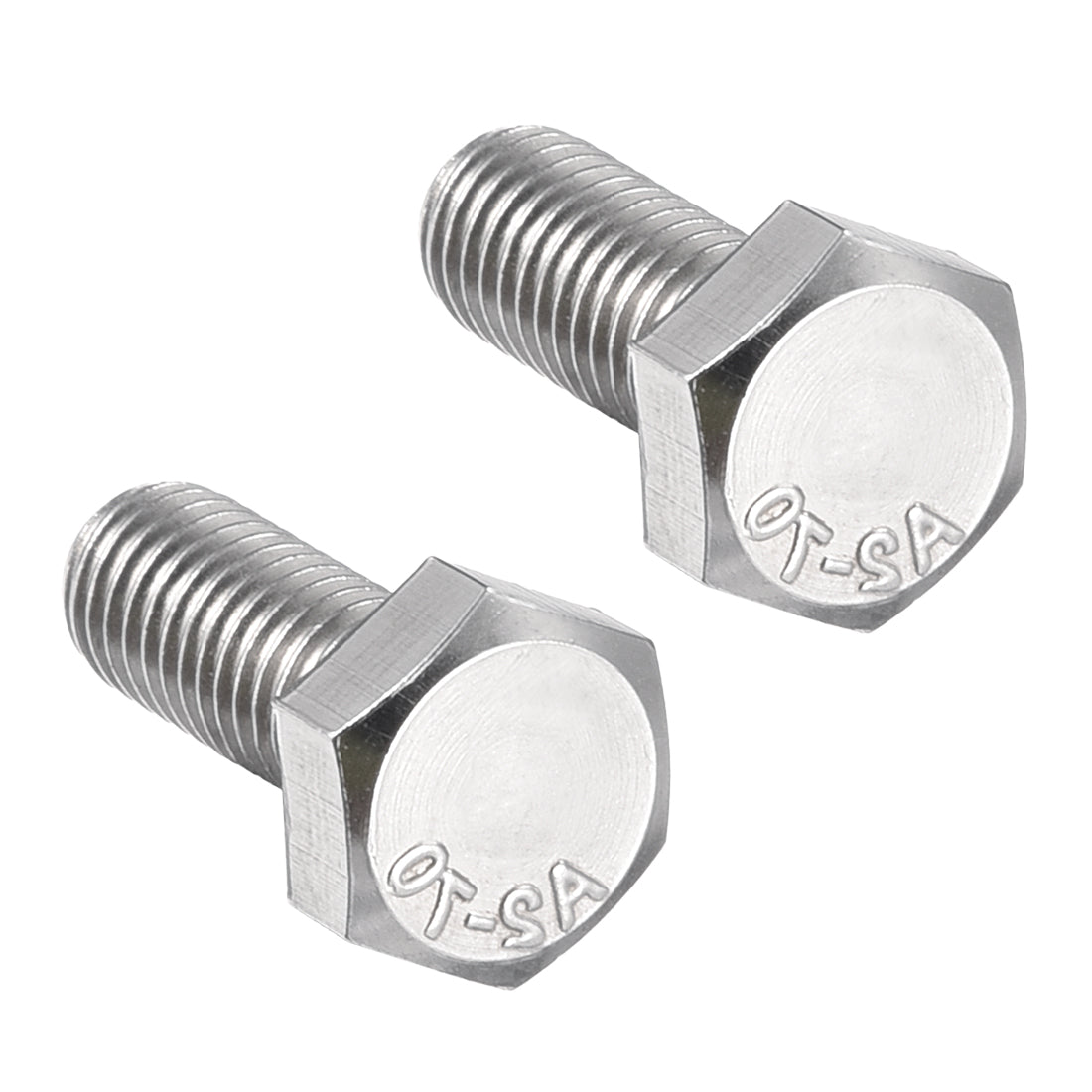 Harfington M8x20mm Hex Bolts 304 Stainless Steel Hexagon Left Hand Screw Bolt 2pcs