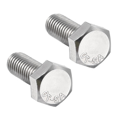 Harfington M8x20mm Hex Bolts 304 Stainless Steel Hexagon Left Hand Screw Bolt 2pcs