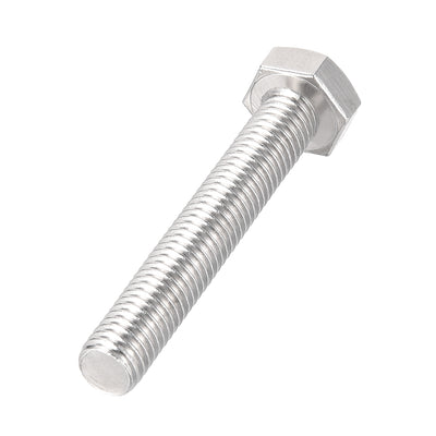 Harfington M8x50mm Hex Bolts 304 Stainless Steel Hexagon Left Hand Screw Bolt