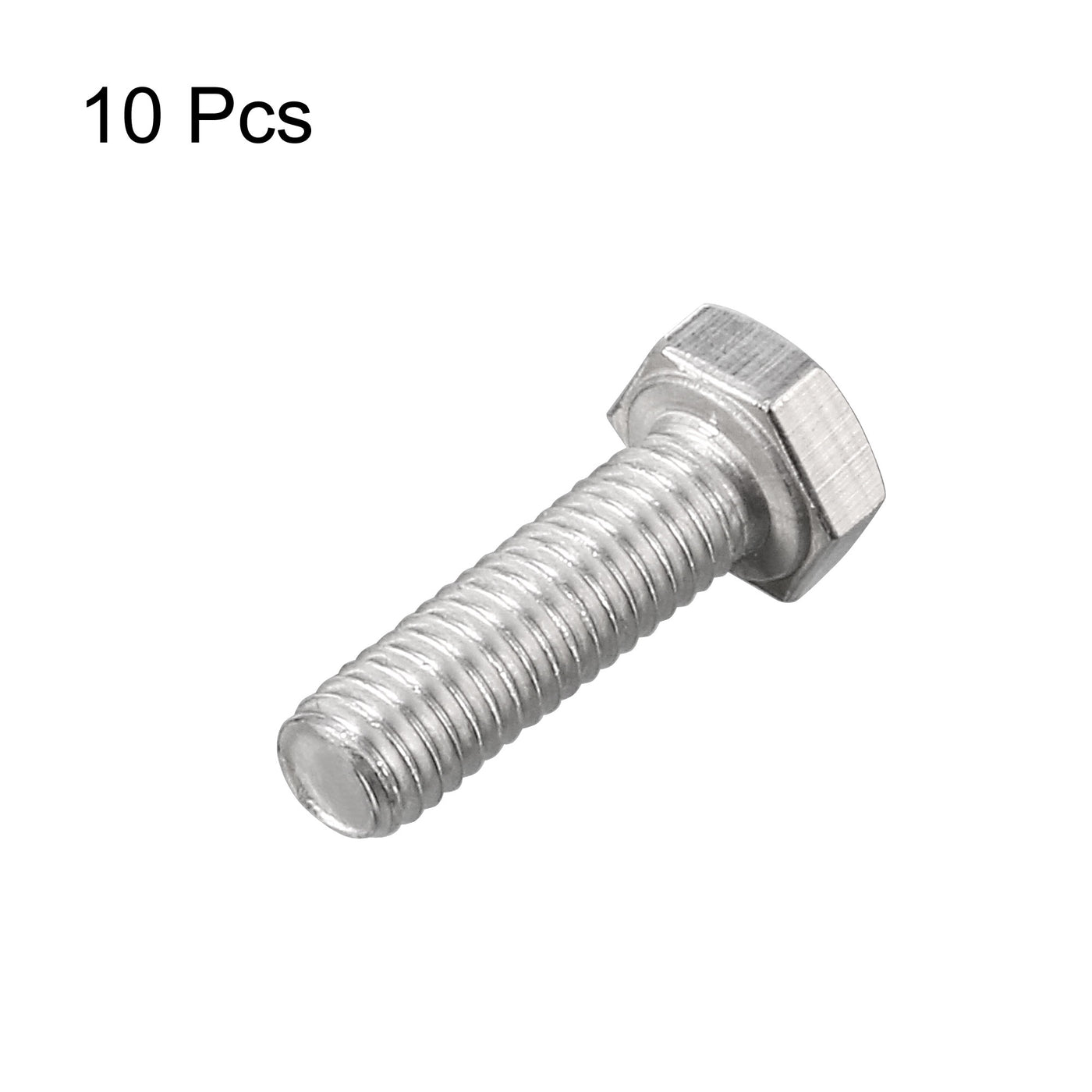Harfington M6x20mm Hex Bolts 304 Stainless Steel Hexagon Screw Bolt 10pcs