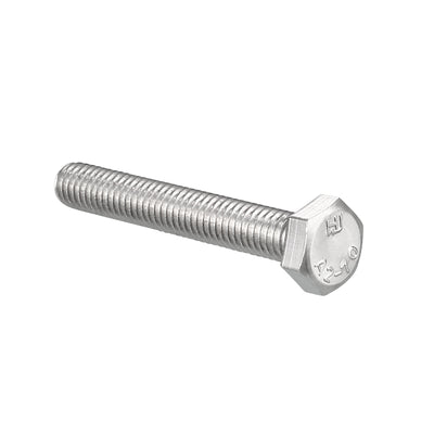Harfington M6x40mm Hex Bolts 304 Stainless Steel Hexagon Screw Bolt 30pcs
