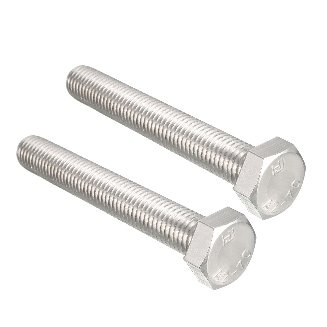 Harfington M14x100mm Hex Bolts 304 Stainless Steel Hexagon Screw Bolts 2pcs