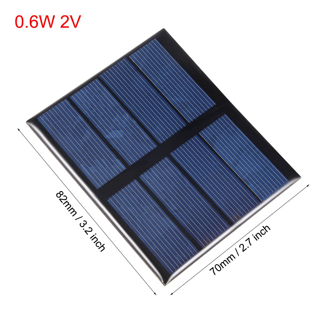 Harfington 0.6W 2V Small Solar Panel Module DIY Polysilicon for Charger