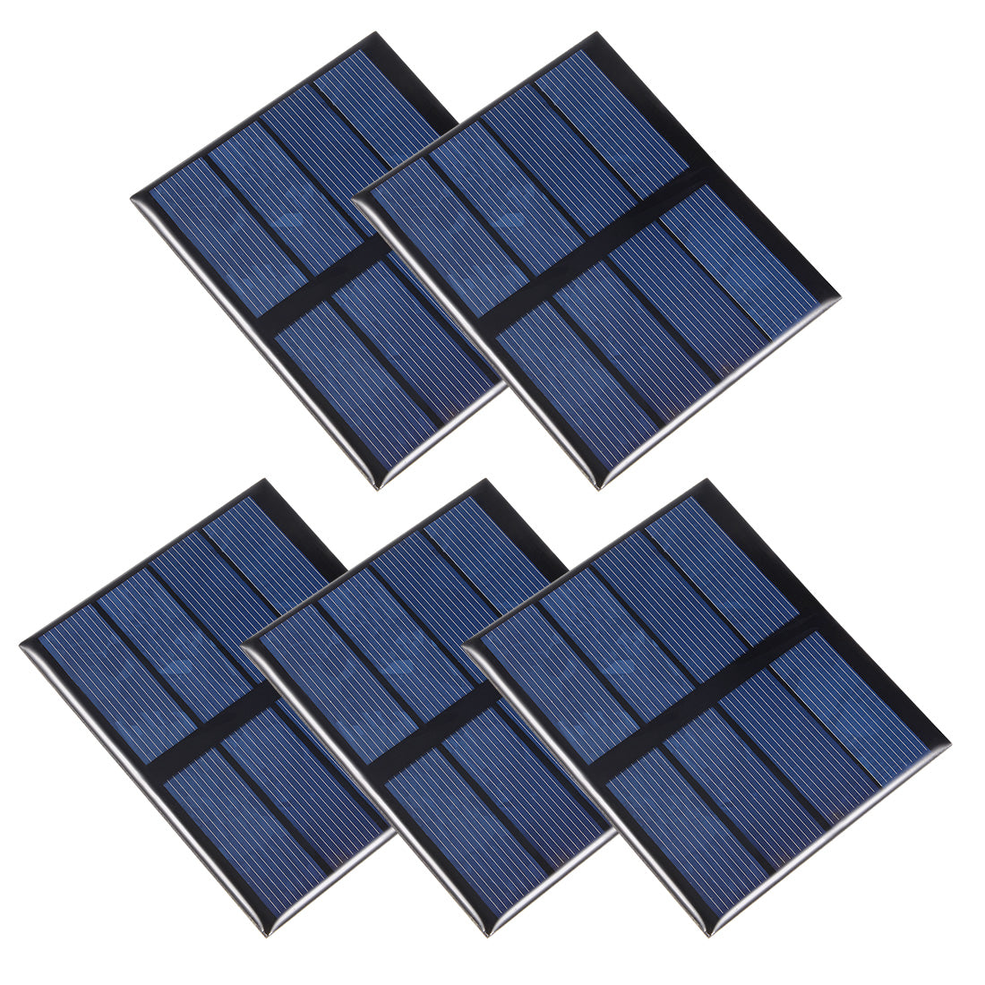 Harfington 0.6W 2V Small Solar Panel Module DIY Polysilicon for Toys Charger 5Pcs
