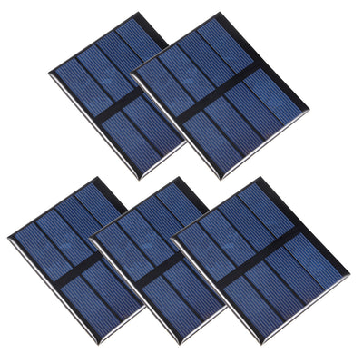 Harfington 0.6W 2V Small Solar Panel Module DIY Polysilicon for Toys Charger 5Pcs